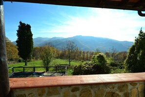 Chalet | View from property - Rustic Chalet With Pool (San Marcello Piteglio)