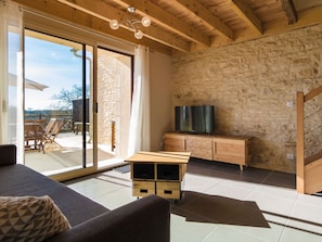 Living room - A View of the Dordogne Valley From Your Terrace, Swimming Pool or Jacuzzi! (Mayrac)