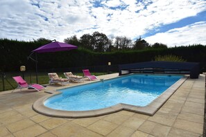 Pool - Spacious Holiday Home With Private Pool (Uzech)
