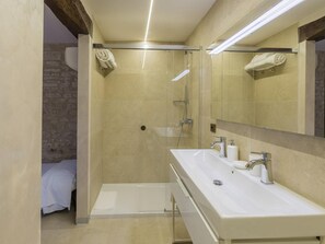 Villa | Bathroom | Hair dryer - Scenic Villa With Heated Pool (Sant'Ippolito)