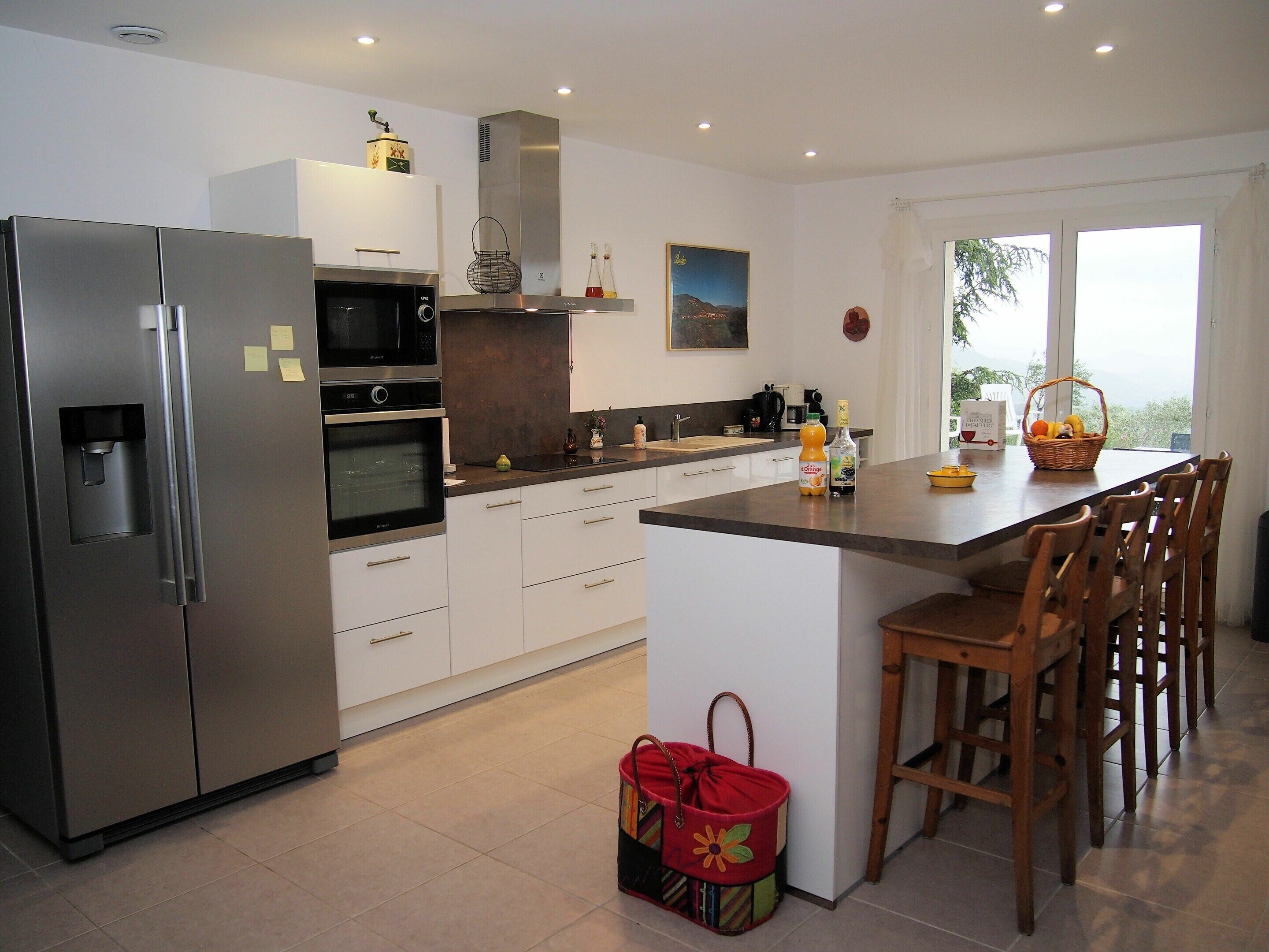 Villa | Private kitchen | Fridge, stovetop