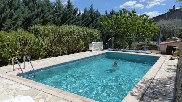 Outdoor pool - Vintage Holiday Home in Cotignac With Heated Private Pool (Cotignac)