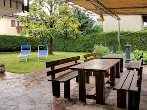 Balcony - Apartment in Canale With Balcony, Garden, Garden Furniture (Pergine Valsugana)