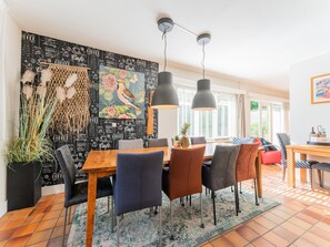 Villa | Dining - Exotic Villa in Den Ham with Sauna near City Center (Den Ham)