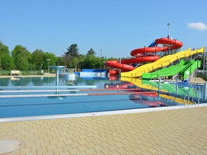 House | View from property - House With the Pool and Fenced Garden, Great View at Trosky Castle (Ktová)