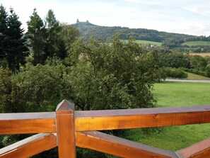 View from property - House With the Pool and Fenced Garden, Great View at Trosky Castle (Ktová)