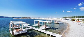 Nice Villa With Private Pool, Fenced Garden, Roofed Terrace, Near the Beach