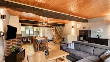 House | Living room | Fireplace