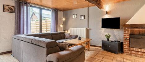 Huis | Woonkamer | Een open haard