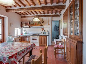 Cottage | Private kitchen | High chair - Cottage in Convalle With Terrace (Pescaglia)