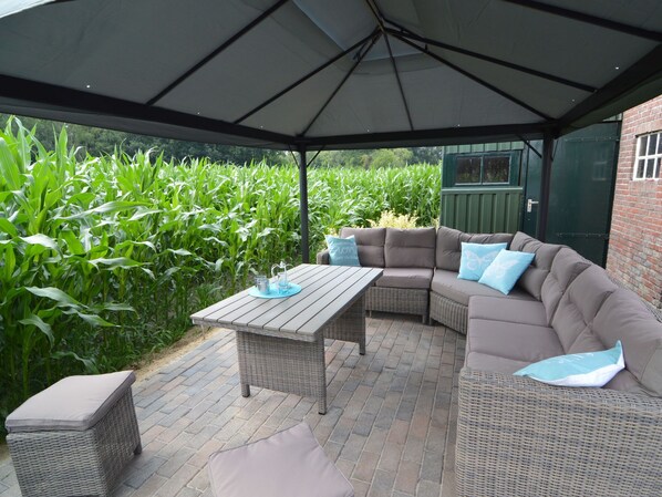 Balcony - Modern Holiday Home With Jacuzzi Near Forest in Wierden (Wierden)