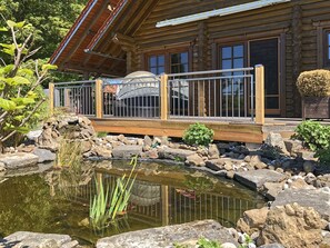 House | Balcony - Wooden Holiday Home With Sauna (Teunz)