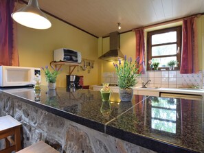 House | Private kitchen | Highchair, dining tables - Cozy Family Stay in Durbuy (Durbuy)
