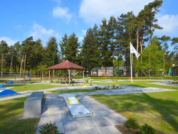 Outdoor pool - Luxury Chalet at a Child Friendly Park With Many Facilities and Pool (Vessem)