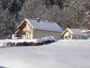 House | Exterior - Holiday Home in Vosges With Garden and BBQ (Haut-du-Them-Château-Lambert)