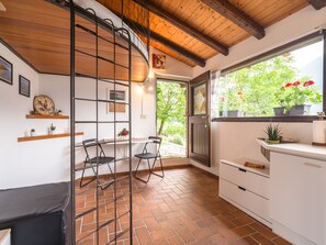 Ferienhaus | Wohnzimmer | Kamin