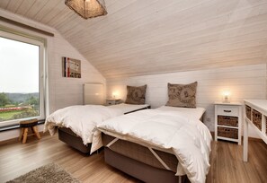 ハウス | 4 室のベッドルーム、客室ごとに異なるインテリア、ベッドシーツ