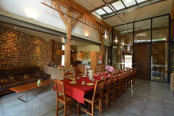 House | Living room - Teuven Farmhouse for 24 Guests (Voeren)