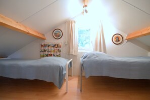 ハウス | 4 室のベッドルーム、客室ごとに異なるインテリア、ベッドシーツ