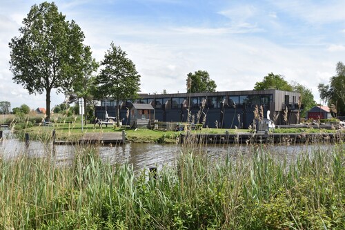 Charming Apartment in Langweer With Jetty