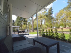 Balcony - Luxury Chalet at a Child Friendly Park With Many Facilities and Pool (Vessem)