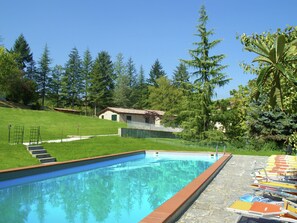 Outdoor pool - Holiday Home in Camporgiano With Garden, Bbq, Swimming Pool (Camporgiano)