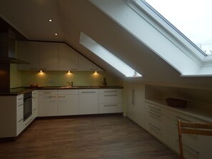 Apartment | Private kitchen - Spacious Apartment near Forest in Emmelbaum (Emmelbaum)