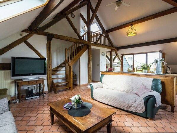 House | Living room - Peaceful Fontenelle Farmhouse (Walcourt)