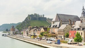 Exterior - Chalet With Sauna, Fenced Garden and Beautiful Views near Dinant (Hastiere)