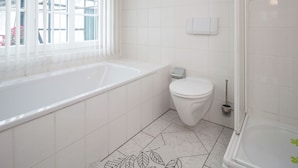 Bañera, toallas
