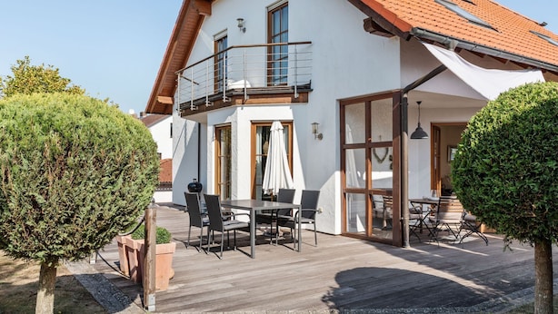 Exterior - Modern Holiday Home in Willersdorf With Spa (Frankenberg)