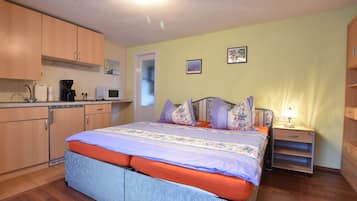 Apartamento | 1 quarto, individualmente mobiliados, roupa de cama