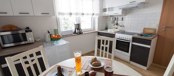 부르겐의 사우나가 있는 조용한 아파트먼트