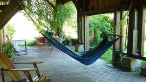 Balcony - Beautiful Farmhouse in Lusse With Barbecue (Lusse)