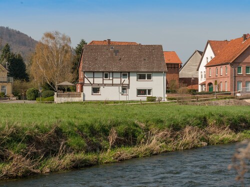 Detached Holiday Home in the Weserbergland With Terrace and Balcony