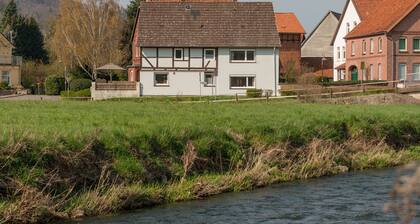 Detached Holiday Home in the Weserbergland With Terrace and Balcony