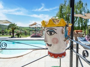 Villa | Pool | Outdoor pool - Villa in Monterotondo With Pool & Tiber Views (Monterotondo)