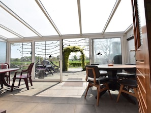 House | Balcony - Nicely Furnished Holiday Home With Magnificent View of the Meadows in Rossum (Rossum)