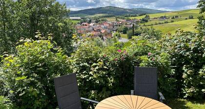 Holiday Home in the Knullgebirge With Balcony
