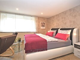 Apartamento | 1 dormitorio, tabla de planchar con plancha, mobiliario individual