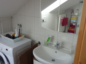 Apartment | Badezimmer | Dusche, Haartrockner, Handtücher
