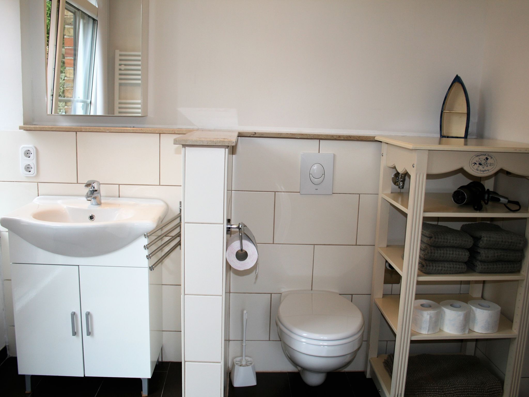 Apartment | Badezimmer | Dusche, Haartrockner, Handtücher