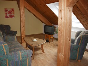 Living room - Gemutliche Tierfreundliche Wohnung in Huddingen (Bad Wildungen)