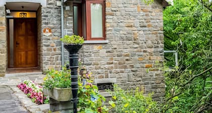 A Small Studio of a Nature Stone House