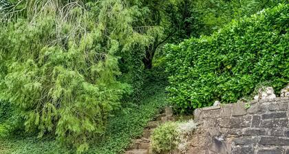 A Small Studio of a Nature Stone House