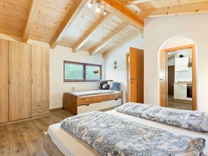 Departamento | 1 habitación, muebles diferentes y ropa de cama 