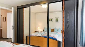 Apartamento | 2 quartos, individualmente mobiliados, roupa de cama