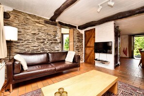 Huis | Woonkamer | Een open haard