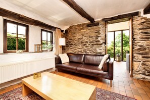 Huis | Woonkamer | Een open haard