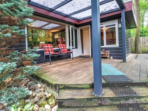 Balcony - Quaint Bungalow in Uden With Fenced Garden, Sauna, Terrace (Uden)